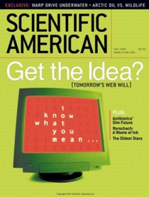 cover Scientific Americcam, May 2001